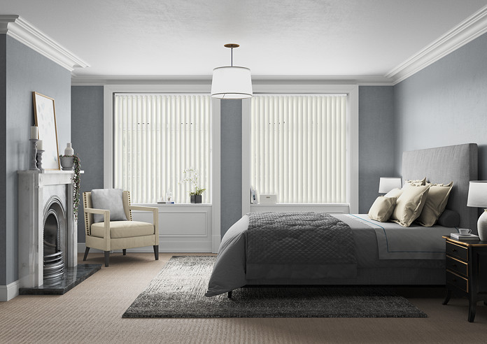 Sorrento (Blackout), Off White - Vertical Blind - Image 8